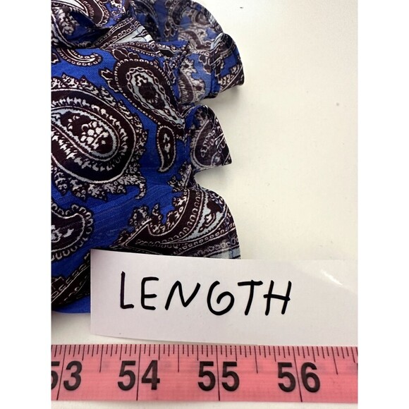 Banana Republic Womans Maxi Dainty Paisly Print Sleeveless Dress Size M Y2K - Picture 5 of 14